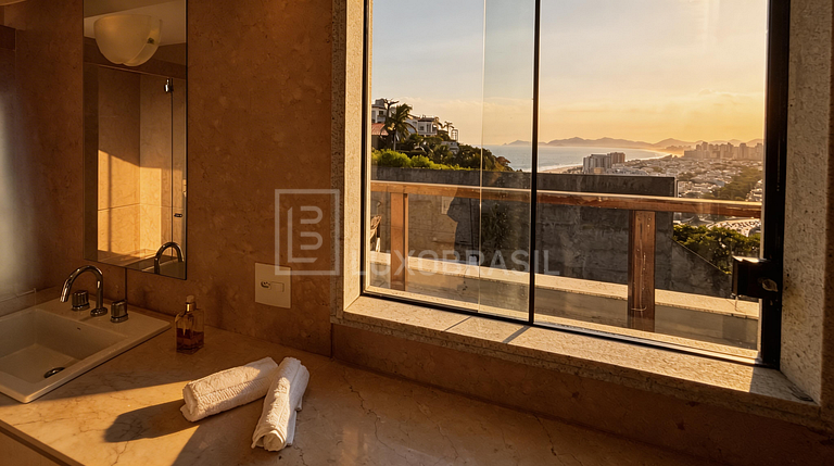 LUXOBRASIL #RJ80 – Modern House in Joá with Ocean View is th