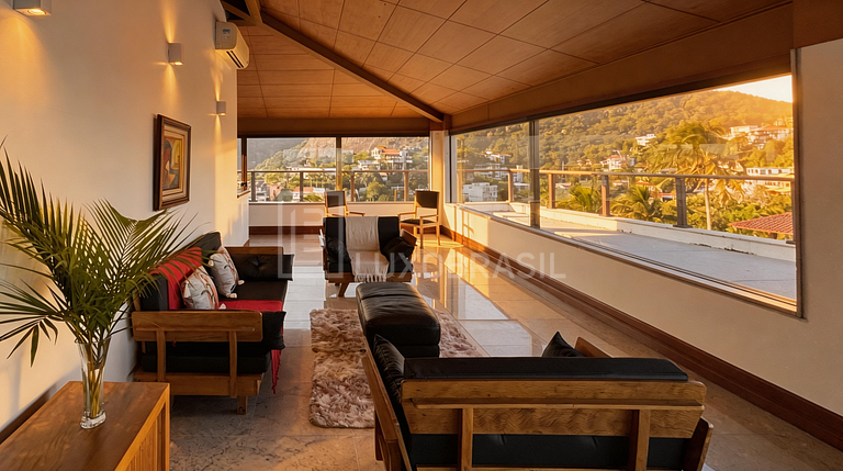 LUXOBRASIL #RJ80 Casa Moderna en Joá con Vista al Mar es el