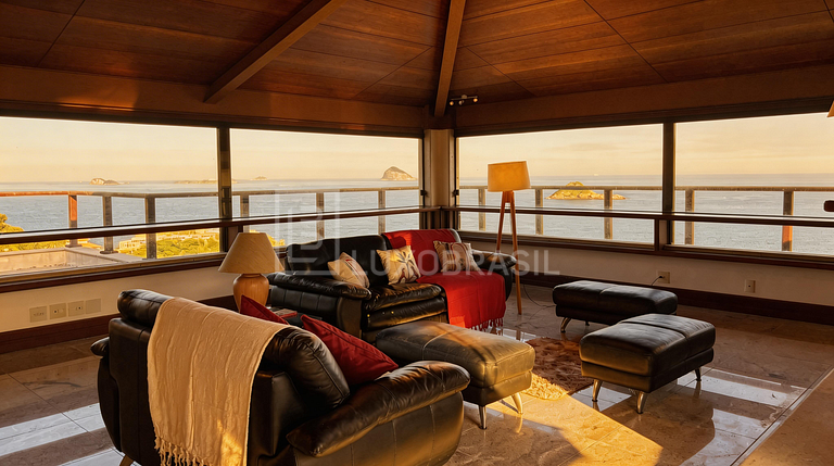 LUXOBRASIL #RJ80 – Modern House in Joá with Ocean View is th