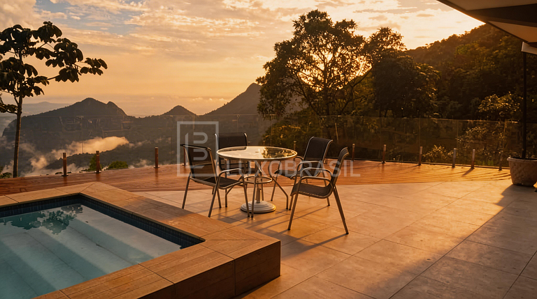 Casa com Vista para a Baía – Temporada em Petrópolis