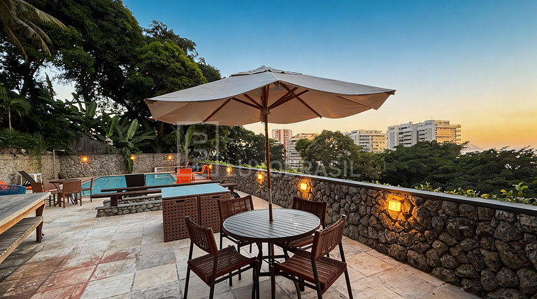 Mansão Villa Pedra Bonita Temporada São Conrado