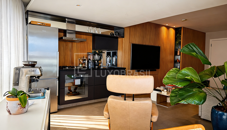 Apartamento de luxo para aluguel na Barra Beach – 78m²