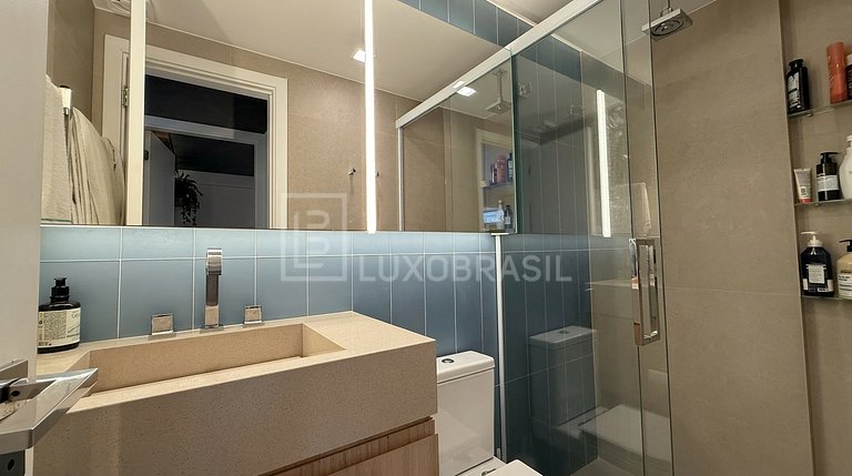 Apartamento de luxo para aluguel na Barra Beach – 78m²