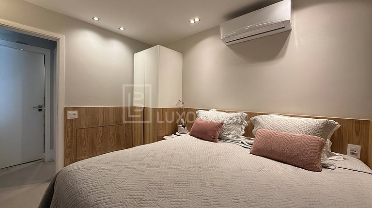 Apartamento de luxo para aluguel na Barra Beach – 78m²