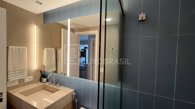 Apartamento de luxo para aluguel na Barra Beach – 78m²