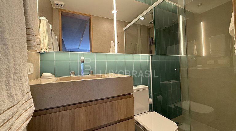 Apartamento de luxo para aluguel na Barra Beach – 78m²