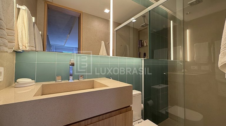 Apartamento de luxo para aluguel na Barra Beach – 78m²