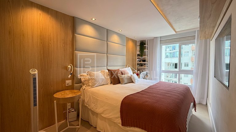 Apartamento de luxo para aluguel na Barra Beach – 78m²