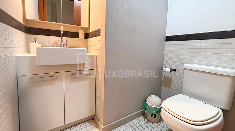 LB - RJ1029 Apartamento 03 Quartos Frente Mar Pepê à Venda