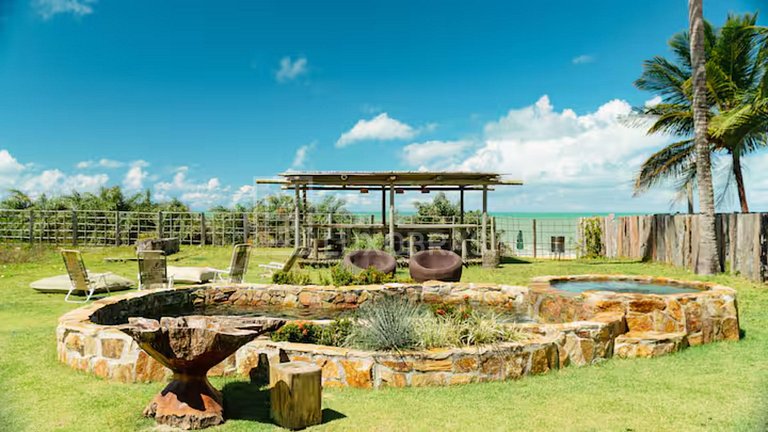 Casa de Temporada Pé na Areia em Caraíva