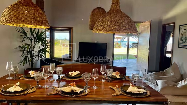 Casa de Temporada Pé na Areia em Caraíva