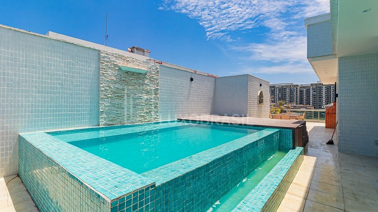 Cobertura Duplex de Luxo para Aluguel na Barra da Tijuca
