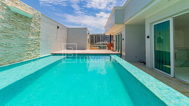 Cobertura Duplex de Luxo para Aluguel na Barra da Tijuca