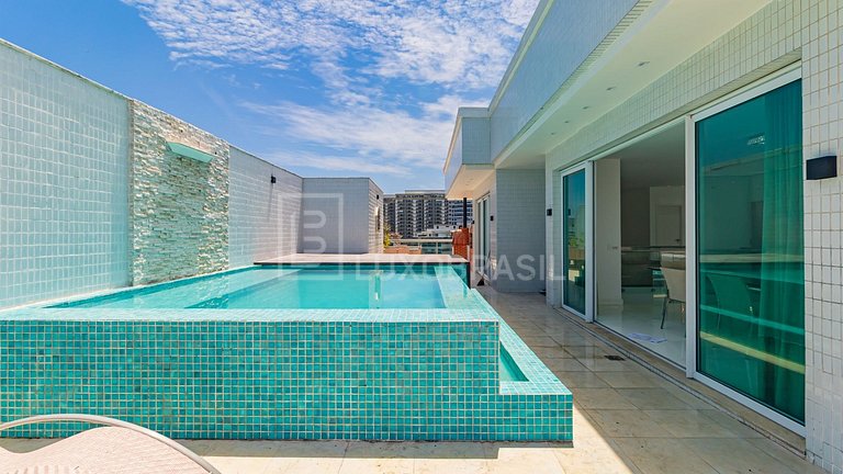Cobertura Duplex de Luxo para Aluguel na Barra da Tijuca