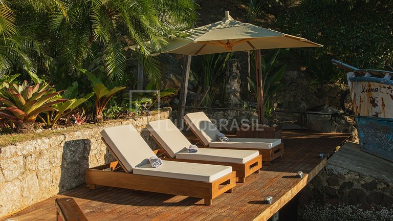 LB - PAR01 Casa de Vidro Paraty Mirim Alquiler de Temporada