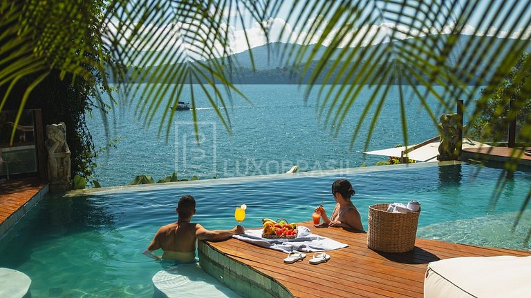 LB - PAR01 Casa de Vidro Paraty Mirim Alquiler de Temporada
