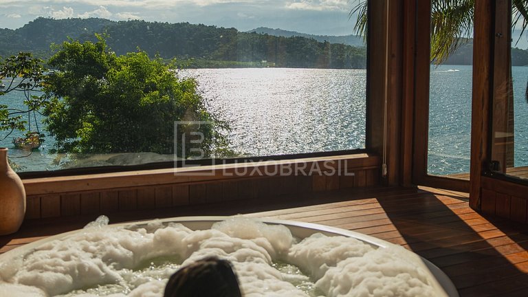 LB - PAR01 Casa de Vidro Paraty Mirim Alquiler de Temporada