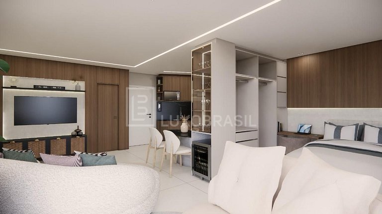 Flat Wyndham Barra – 1 Quarto Vista Mar