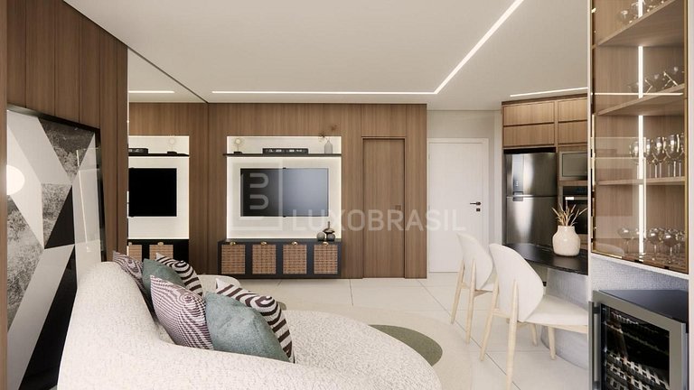 Flat Wyndham Barra – 1 Quarto Vista Mar
