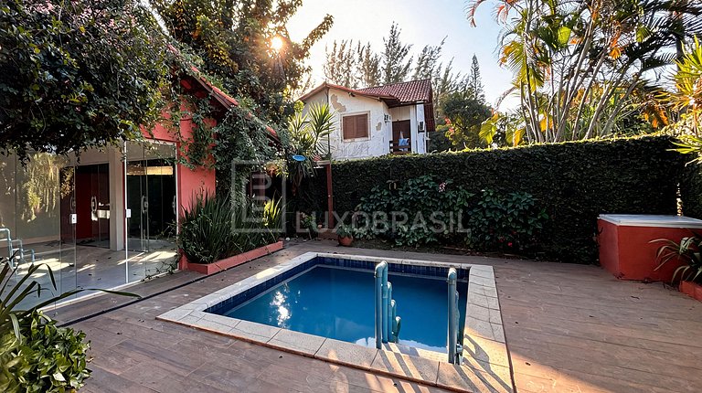 LB - RJ1050 Casa 04 Quartos Aluguel Fixo Santa Mônica Town H