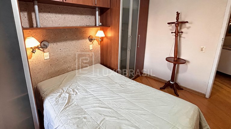 Apartamento 1 Quarto com Vista Mar no Barra Beach
