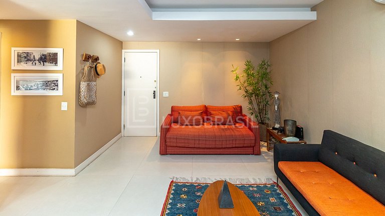 Apartamento para Temporada com Varanda e Vista para o Mar