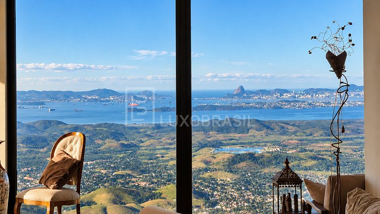 Casa com Vista para a Baía – Temporada em Petrópolis