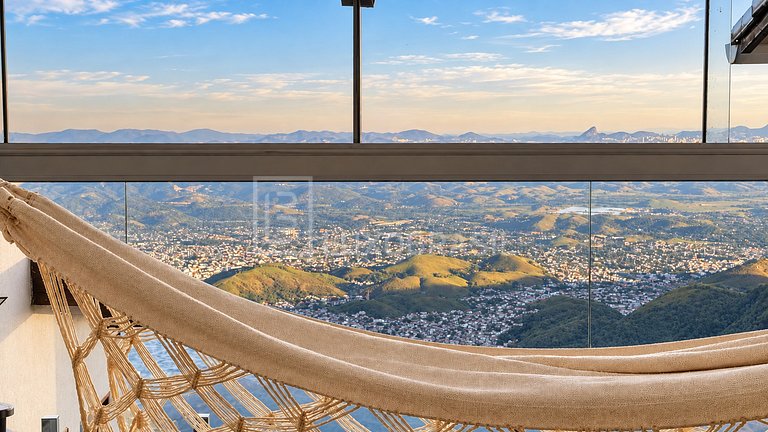 LB - PET 801 Villa Bela Vista in Petrópolis with panoramic v