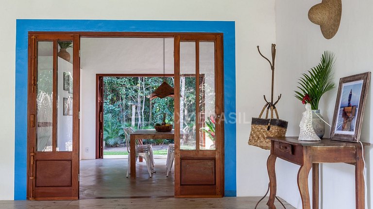 Casa Vacacional en Trancoso con 4 Suites y Piscina