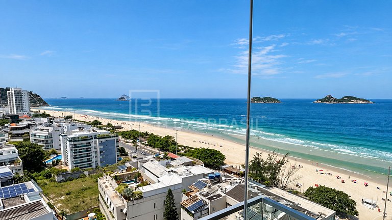 LB - RJ169 Apartamento Barra Beach Vista Mar Aluguel de Temp