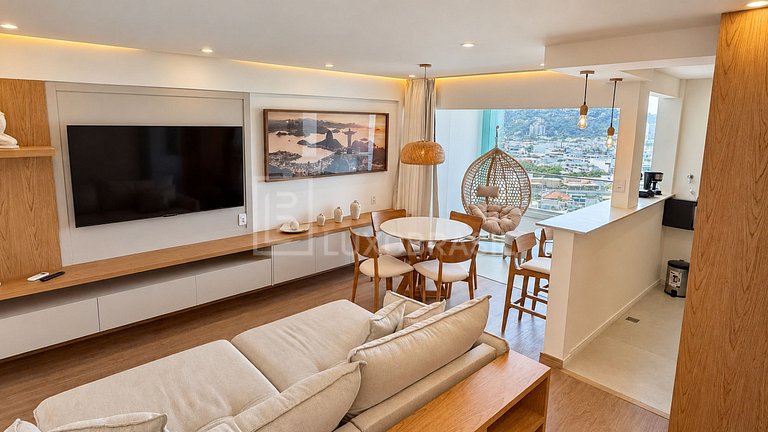 LB - RJ169 Apartamento Barra Beach Vista al Mar Alquiler de