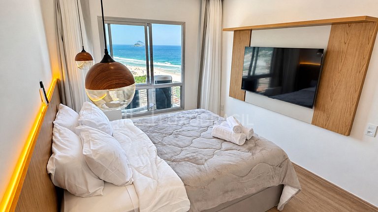 LB - RJ169 Apartamento Barra Beach Vista al Mar Alquiler de