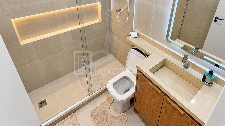 LB - RJ169 Apartamento Barra Beach Vista al Mar Alquiler de