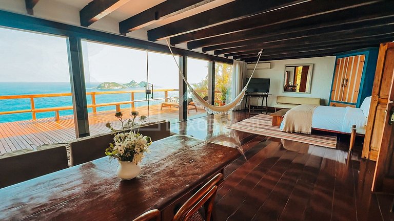 LUXOBRASIL #RJ03 Mansion Cliff Joá 04 Suites Seasonal Rent