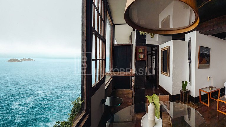 LUXOBRASIL #RJ03 Mansion Cliff Joá 04 Suites Seasonal Rent