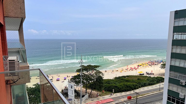 LB - RJ172 Apartamento Barra Beach Vista Mar Aluguel de Temp