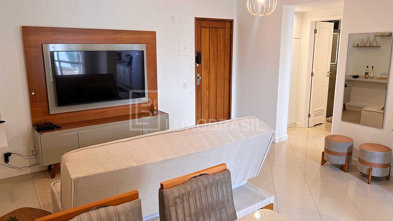 LB - RJ172 Apartamento Barra Beach Vista Mar Aluguel de Temp