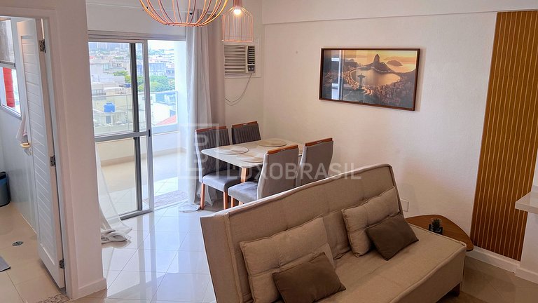 LB - RJ172 Apartamento Barra Beach Vista Mar Aluguel de Temp