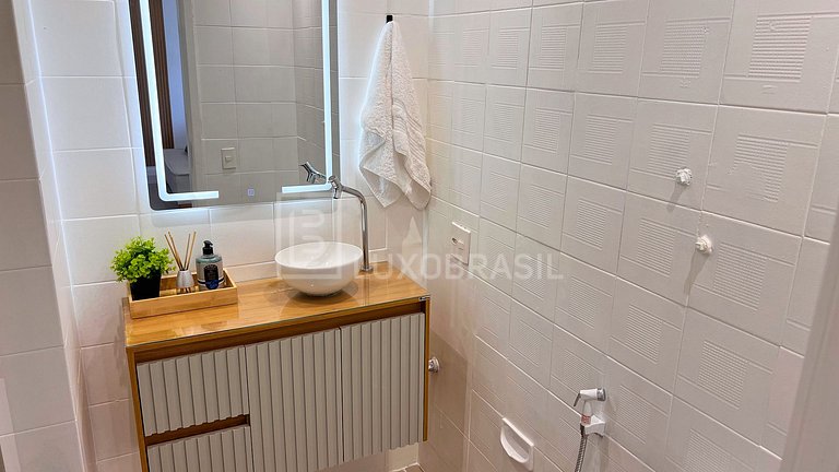 LB - RJ172 Apartamento Barra Beach Vista Mar Aluguel de Temp