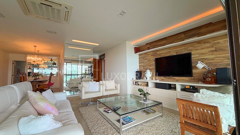 LB - RJ864 Apartamento 04 suítes na Avenida do Pepê, 262 m²