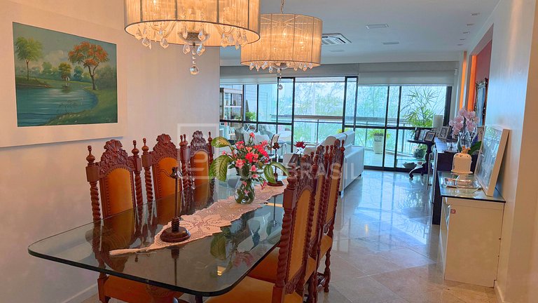 LB - RJ864 Apartamento 04 suítes na Avenida do Pepê, 262 m²