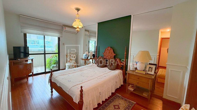 LB - RJ864 Apartamento 04 suítes na Avenida do Pepê, 262 m²