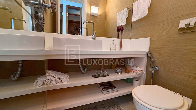 LB - RJ864 Apartamento 04 suítes na Avenida do Pepê, 262 m²