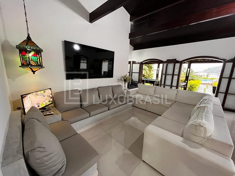 LUXOBRASIL #AR31 House 04 Bedrooms Sea Front Angra Vacation