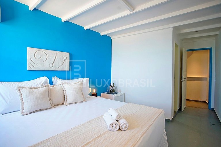 LUXOBRASIL #BZ17 Casa Blue Praia do Canto 11 Suites Alquiler