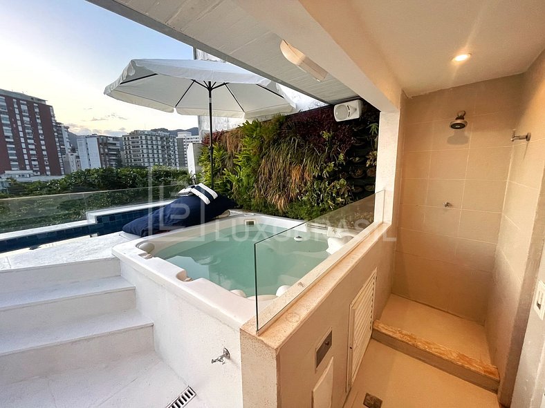 LUXOBRASIL #RJ24 Ipanema Penthouse 03 Bedrooms Vacation Rent
