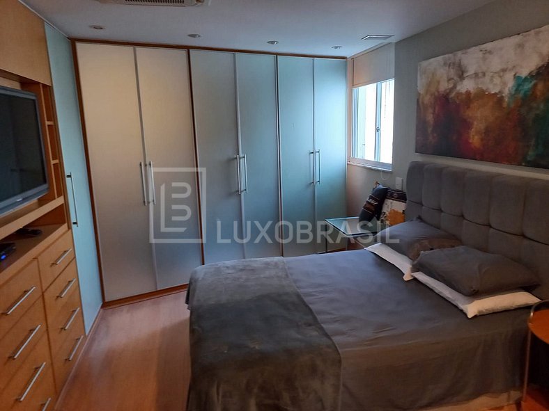 LUXOBRASIL #RJ24 Penthouse Ipanema 03 Dormitorios Alquiler d