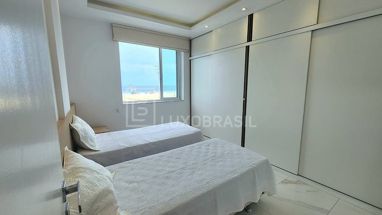 LUXOBRASIL #RJ38 Apartamento Copacabana Frente Mar 03 Quarto