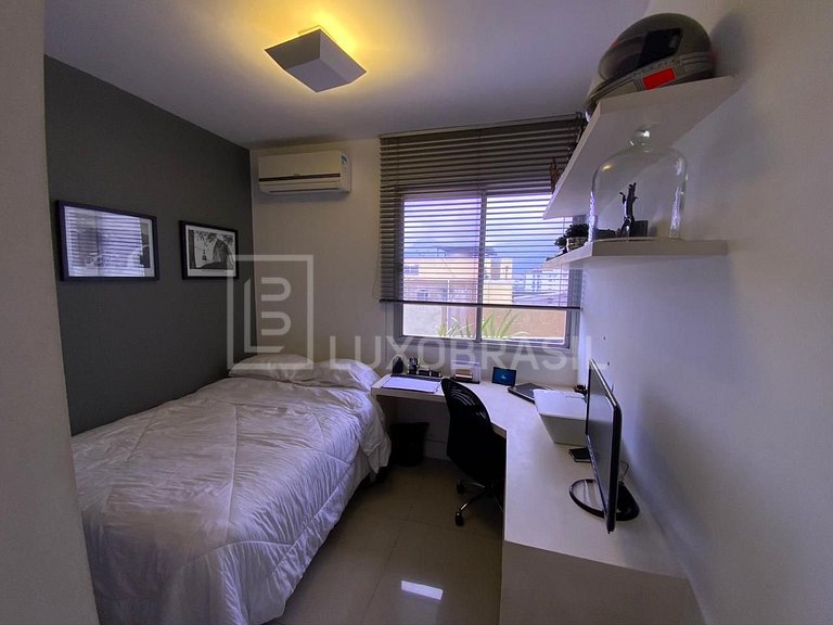LUXOBRASIL #RJ513 02 dormitorios Penthouse en Lagoa Alquiler