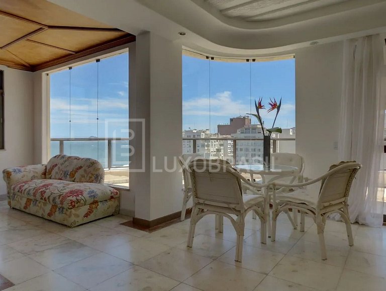 LUXOBRASIL #RJ53 Penthouse Copacabana Beach View 03 Bedrooms